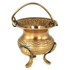 Mini Brass Celtic Cauldron