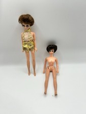 Vintage Topper Corp 1970 Dolls X 2 ( Pippa Style ) Made Hong Kong 6”