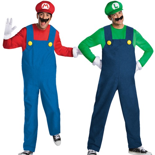 Mens adult super mario - super, and