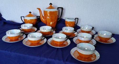 Art deco orange - deco,