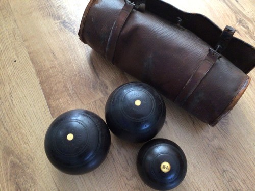 Vintage lawn bowls - vintage, jack