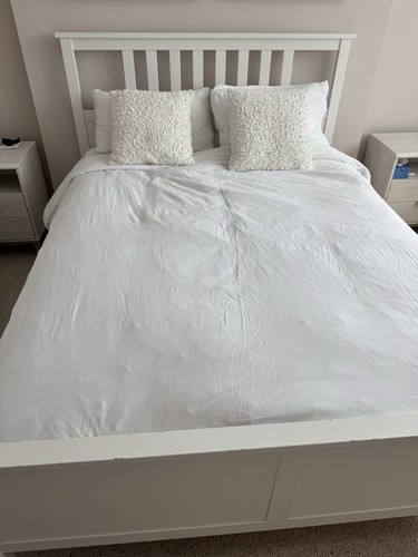 Ikea king size hemnes white - king,