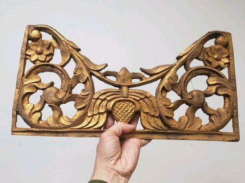 Gold gilt carved - wood, over