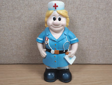 Vintage Woolworths 7.5" NHS Nurse Lady Figurine Figure Ornament Collectable