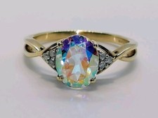 9ct Gold Mercury Mystic Topaz
