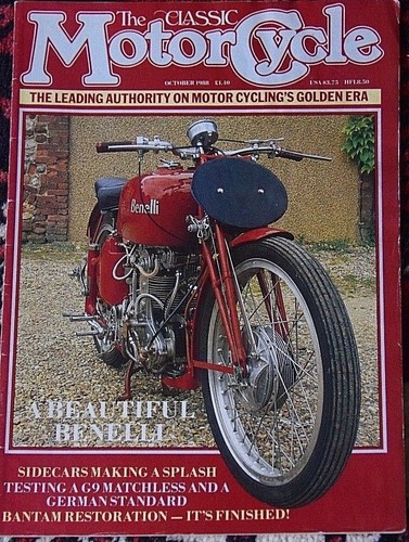 Classic motorcycle oct 1988 - classic,