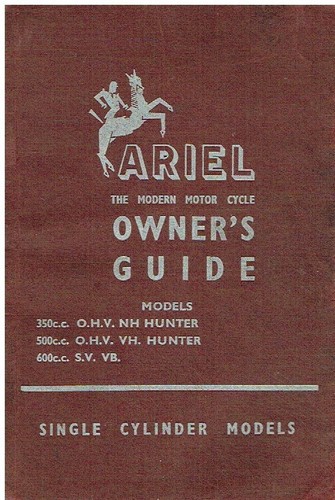 Ariel 350cc hunter 500cc vh - ariel,