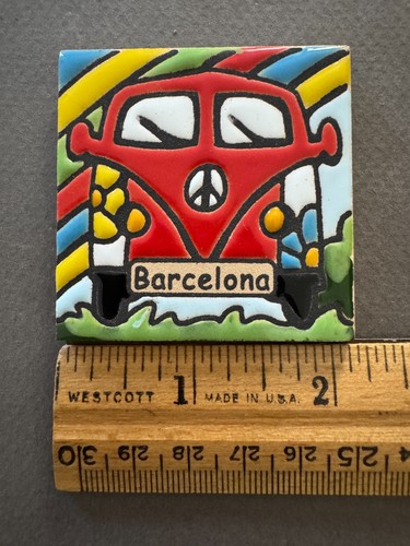 Colorful volkswagen camper - colorful,