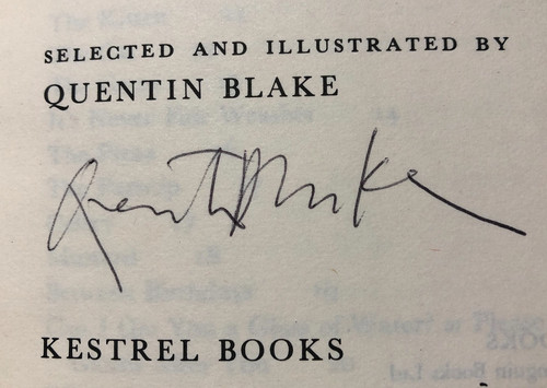 Signed quentin blake ogden - signed, blake,