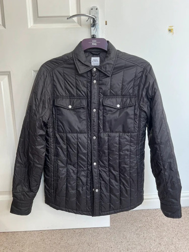 Zara quilted black - quilted, jacket