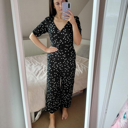 Zara dark green floral flouncy - zara,