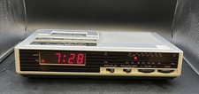 Ingersoll XK911 Digital Radio Alarm Clock With Tape Player Recorder Retro 1980s