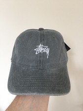 Stussy Basic Cap - Washed Look - Grey - BNWT