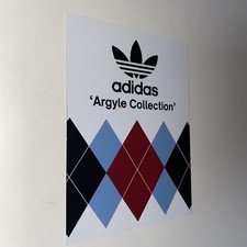 Adidas Argyle Metal Sign