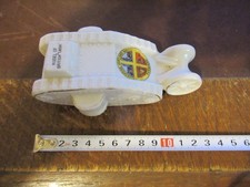  WW1 crested china model of a British tank Ellesmere Port and Whitby crest 
