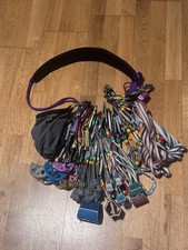 Large Climbing Rack Cams Nuts Quckdraws Slings Carabiners Climb