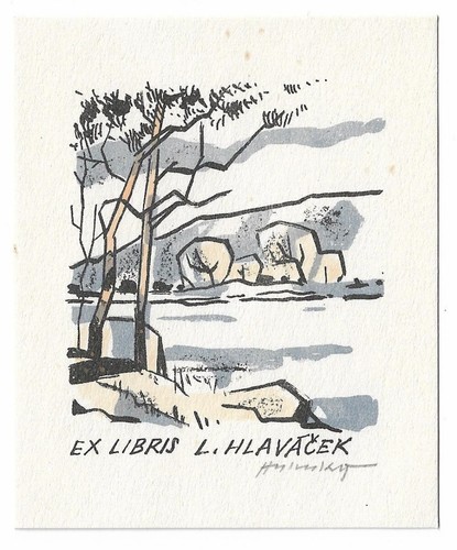 Stanislav hlinovsky exlibris - stanislav, hlinovsky: