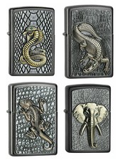NEW ZIPPO PETROL LIGHTER SNAKE