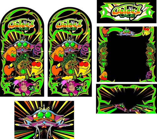 Multicade galaga arcade - galaga, side