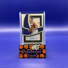 Tom Chambers 2022-23 Panini  Immaculate On Card Shadowbox Auto /75