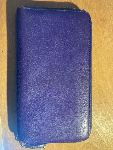 Smythson purple leather long - smythson,