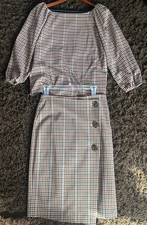 ANN TAYLOR FACTORY 2pc Plaid