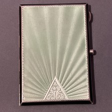 Silver cigarette case ham - silver, b'ham