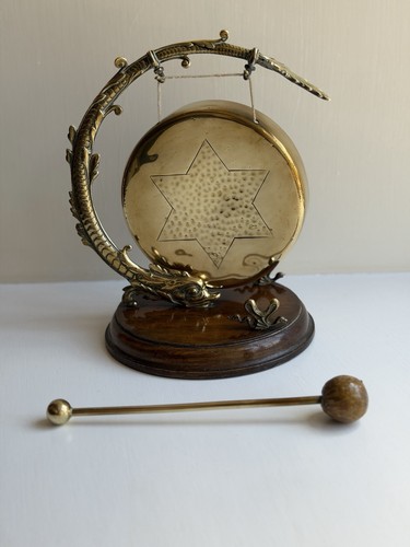 Vintage oriental brass dragon - oriental,