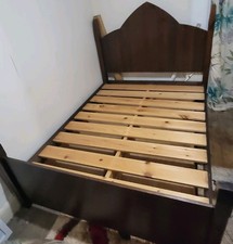 Handmade Solid Oak Double Bed