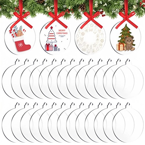 Acrylic ornaments 50pcs - acrylic,
