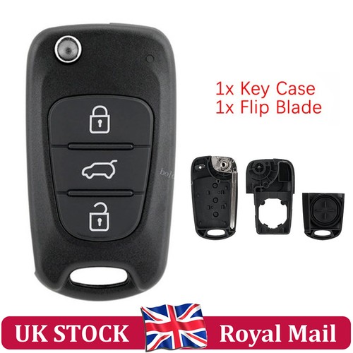 Button flip key fob - button,