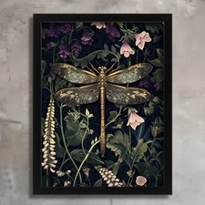 Botanical Insect Print Modern