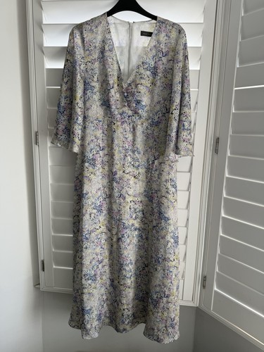 Mint velvet dress size midi - velvet,