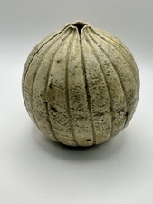 Alan Wallwork (1931–2019) Hand-Built Stoneware “Seed-Pod” Sculpture,  Signed AW