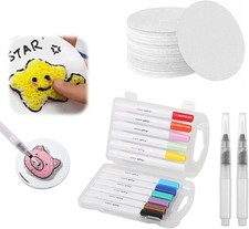 54pcs Magic Foam Texture Painting Kit, Diy 3d Foam Texture Painting Paper, Magi