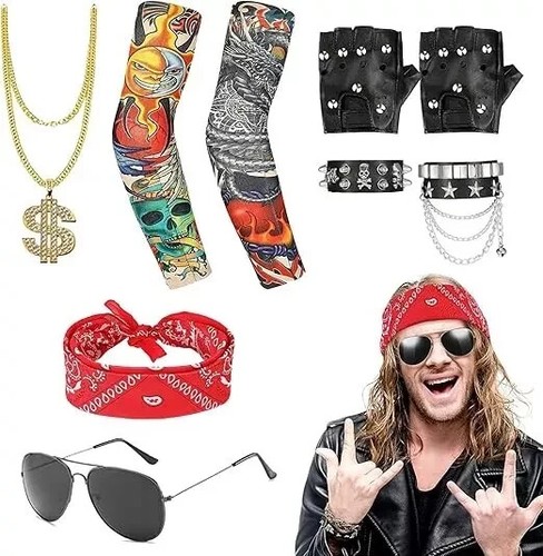 Pcs punk gothic rocker - 9,