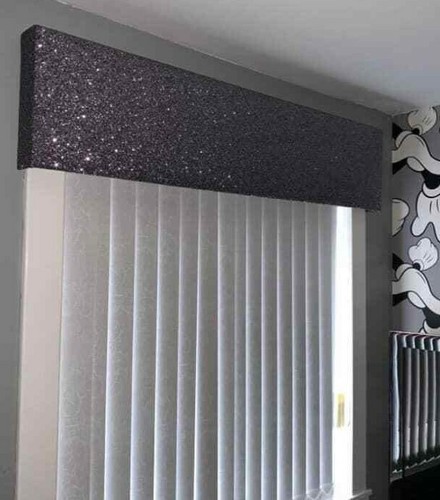 Sparkly glitter window drapes - sparkly,