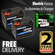 2 x L85 Leisure Batteries 85ah
