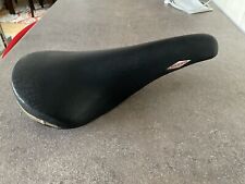 Vintage Made Italy Vintage San Marco Rolls Black Leather Saddle