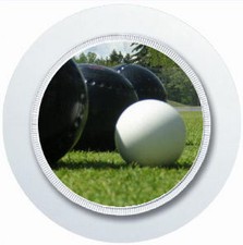 LAWN BOWLS BOWLING BALLS AND JACK CAR TAX DISC HOLDER  PARKING PERMIT HOLDER