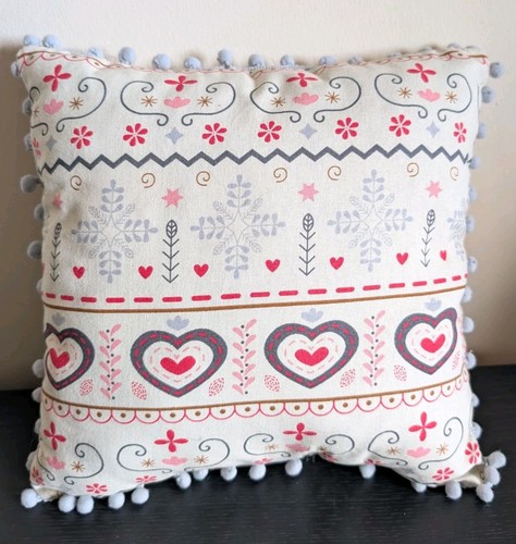 Skandi print small cushion - small,