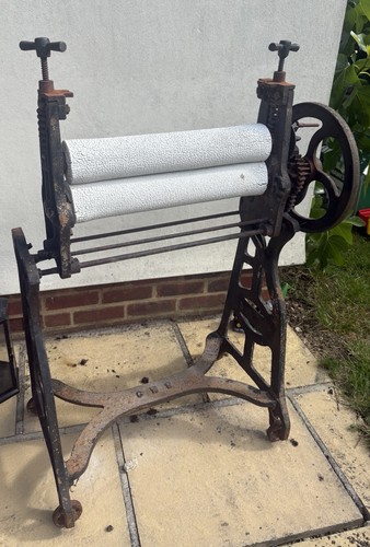 Antique clothes mangle - antique,