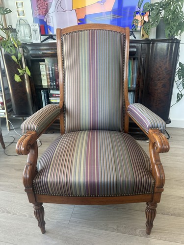 Antique voltaire armchair - antique,