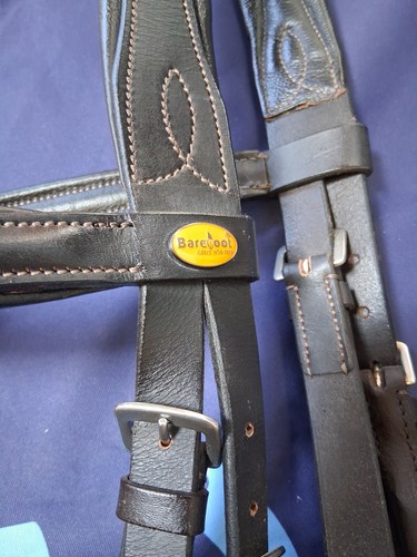 Barefoot walnut bitless bridle - walnut,