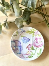 Vintage Floral China Soap Dish Hammersley Potter & Moore Royal Worcester & Spode