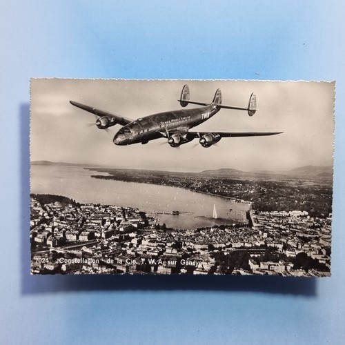 Commercial aircraft postcard - commercial,