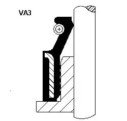 Valve stem seal - 8x, fpm