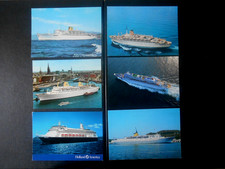 Ocean Liner / Cruise ships (6pcs)  ENRICO C - FEDERICO C - KUNGSHOLM -  etc