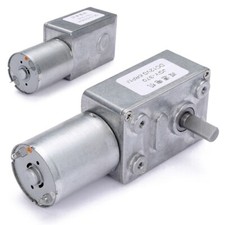 DC 12V 0.6RPM Slow Speed High Torque Electric Metal 370 Turbo Worm Gear Motor KF