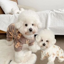 Pet Plush Jumpsuit Dog Clothes